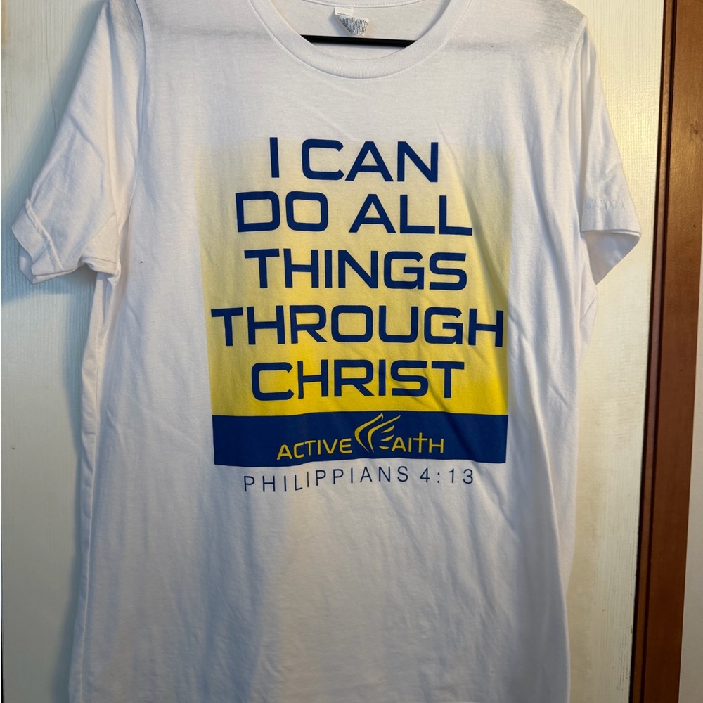 Active Faith White Short Sleeve Tee
